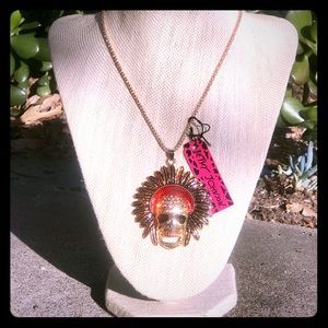 Betsey Johnson charm necklace